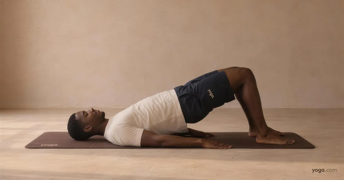 Bridge Pose on Elbows (Setu Bandha Sarvāṅgāsana) - by Hannah Cole