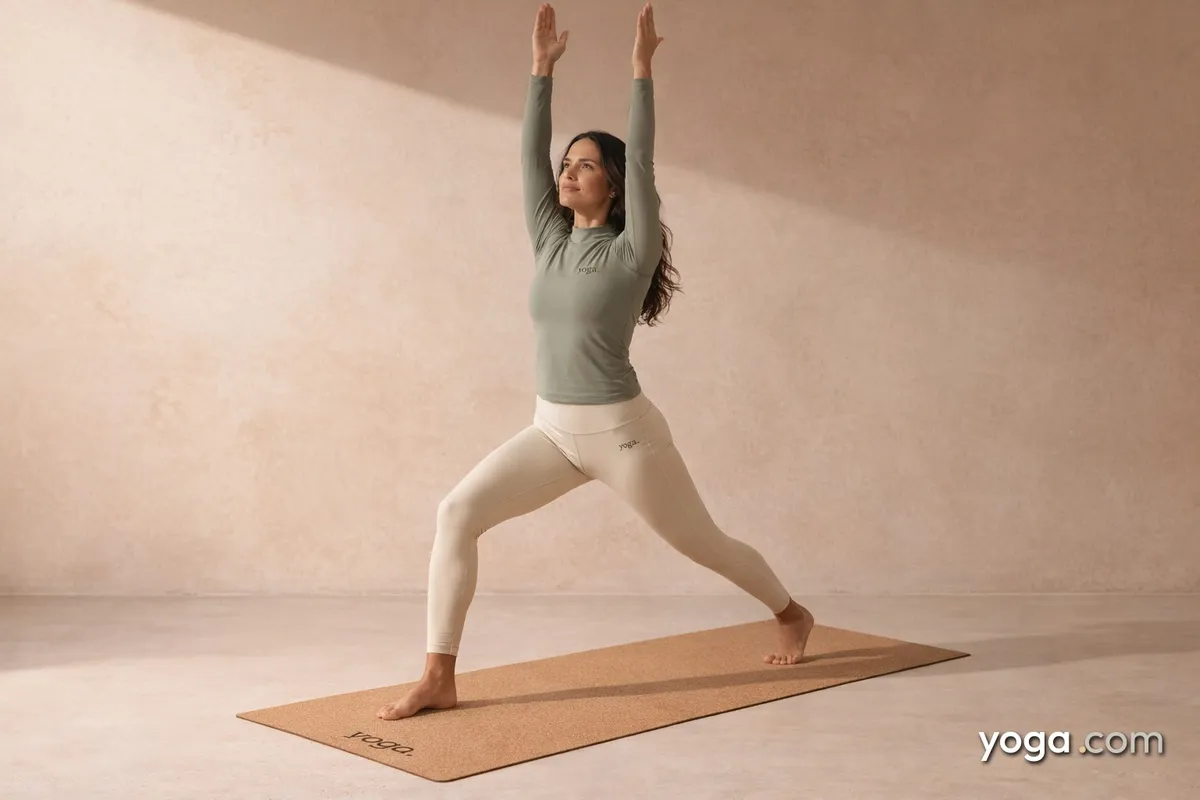 Warrior Pose with Right Leg Bent (Vīrabhadrāsana I) - tag item