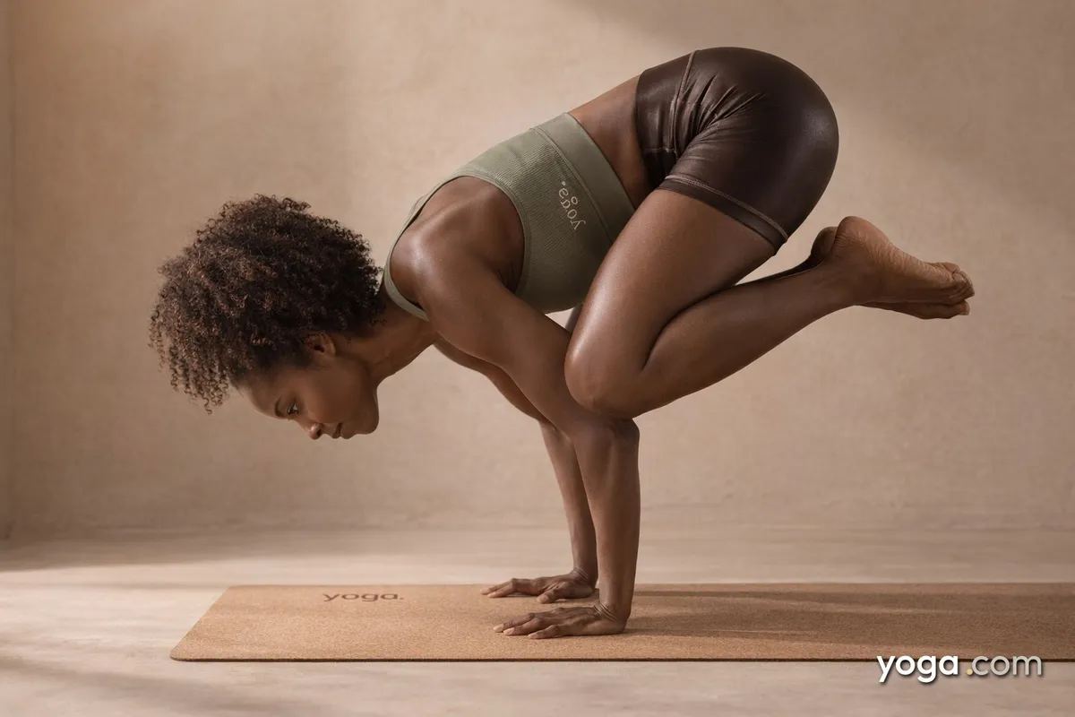 Crane Pose, Heels Drawn High (Bakāsana) - tag item