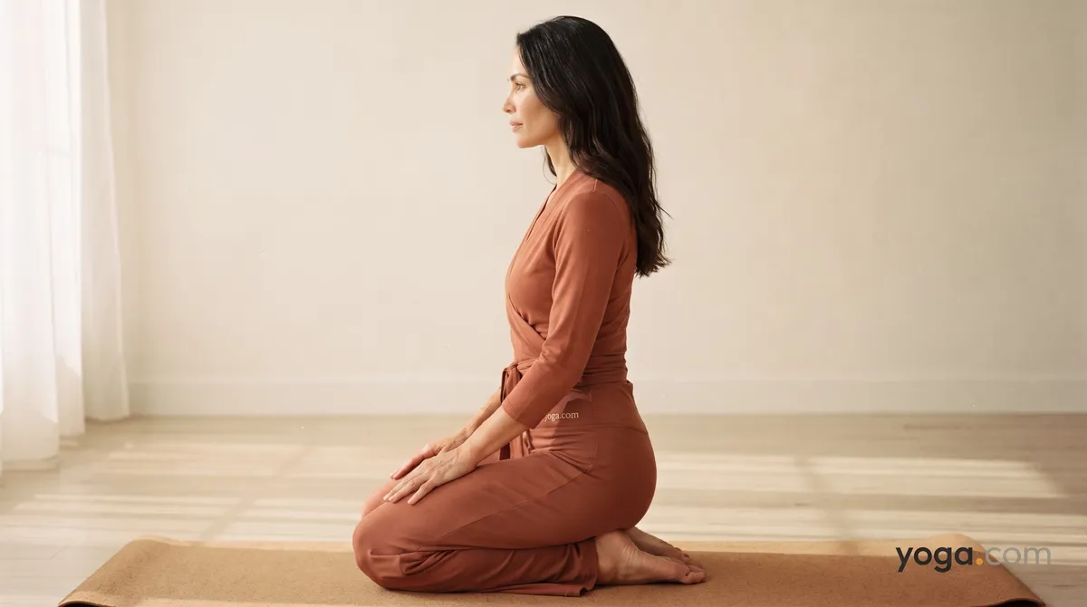 Diamond Pose (Vajrāsana) - by Hannah Cole