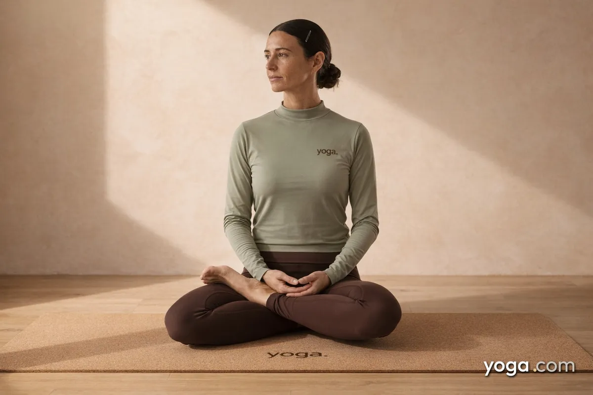 Half Lotus Pose with Right Leg Up (Ardha Padmāsana) - related guide