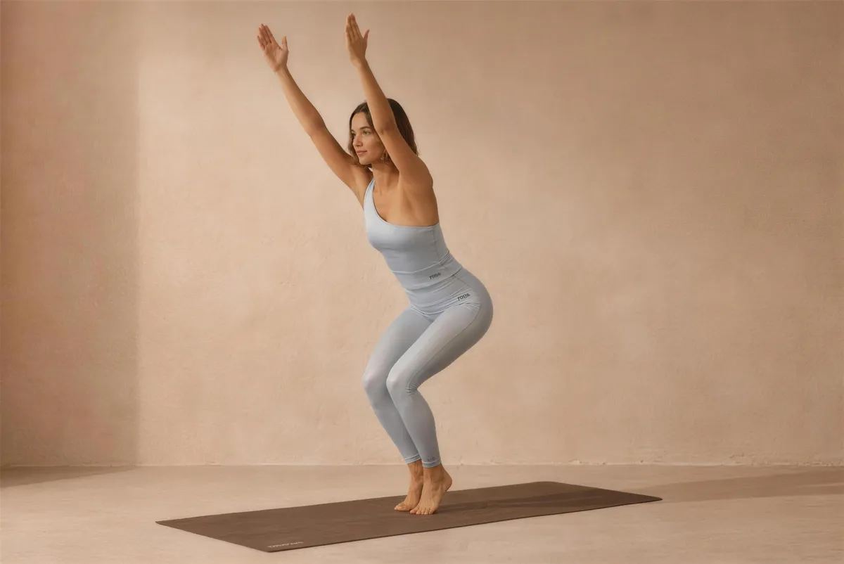 Chair Pose on Toes (Utkaṭāsana) - tag item