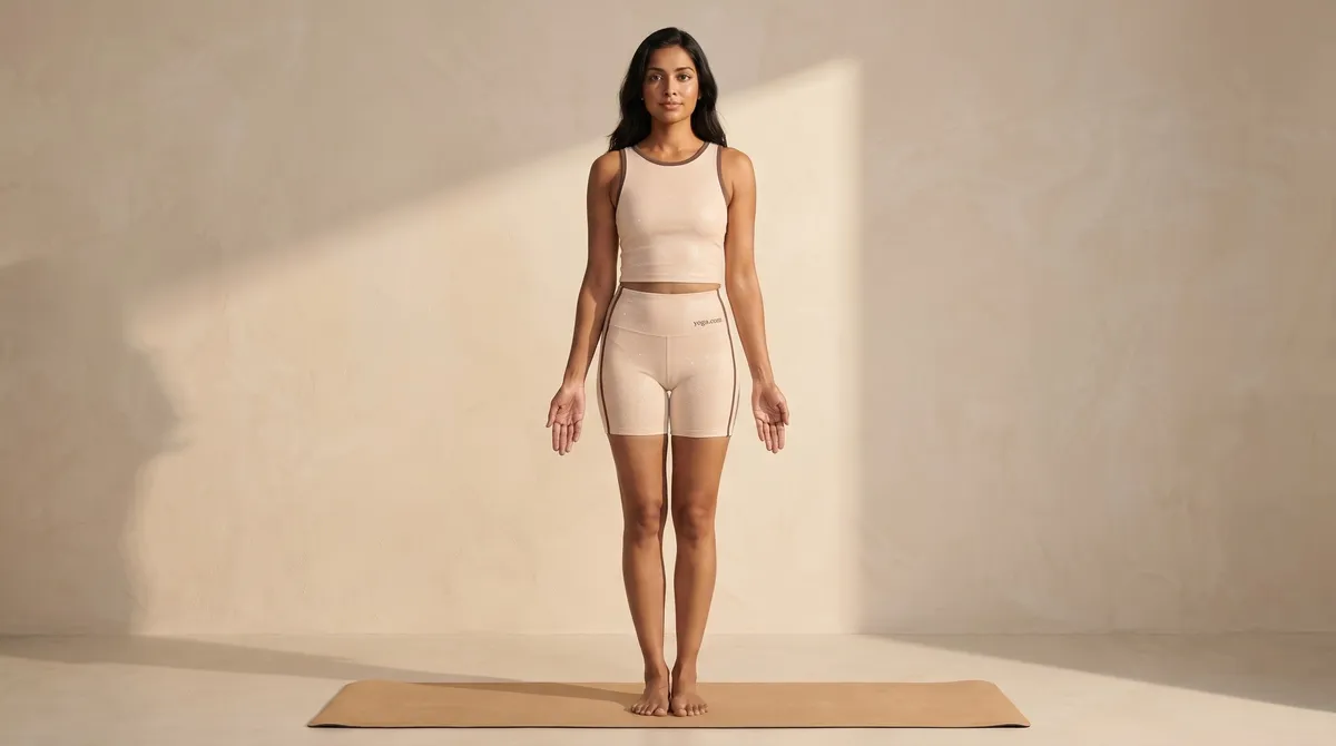 Mountain Pose (Tāḍāsana) - by Hannah Cole