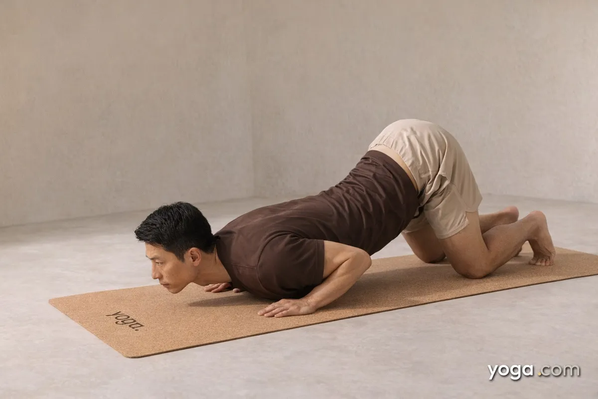 Knees, Chest and Chin Pose (Aṣṭāṅga Namaskāra) - tag item