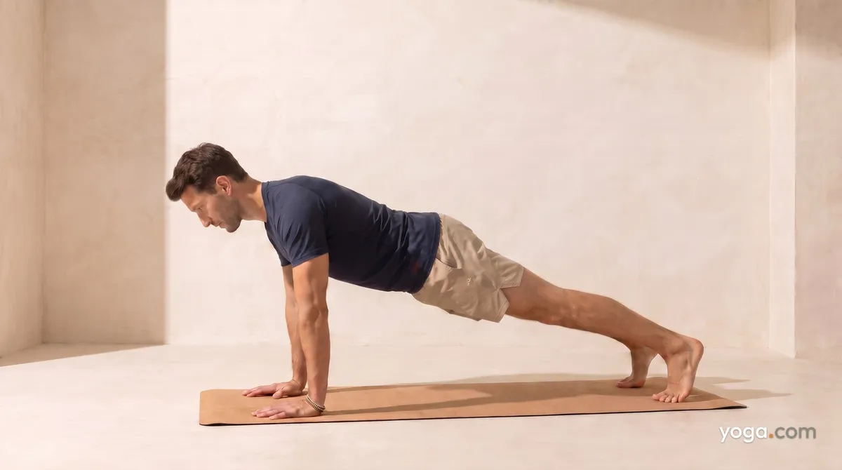 Plank Pose (Phalakāsana) - by Hannah Cole