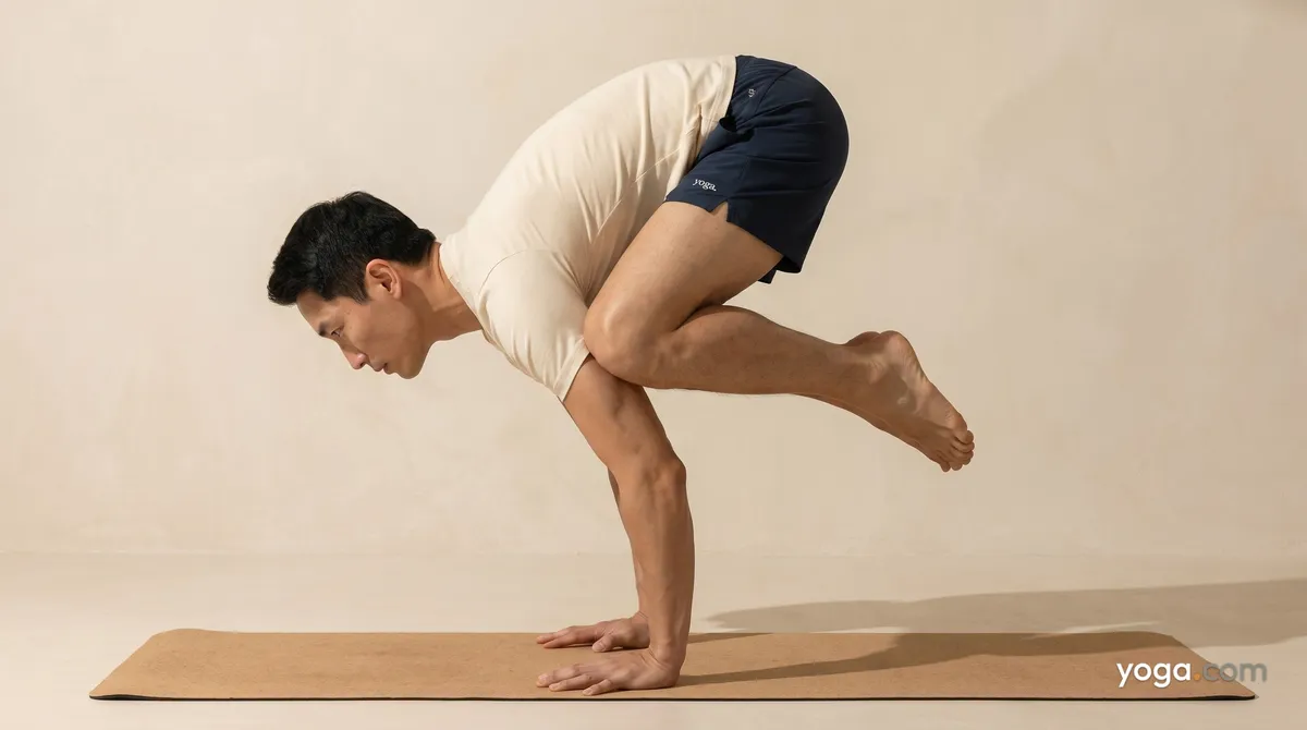 Crane Pose (Bakāsana) - by Hannah Cole