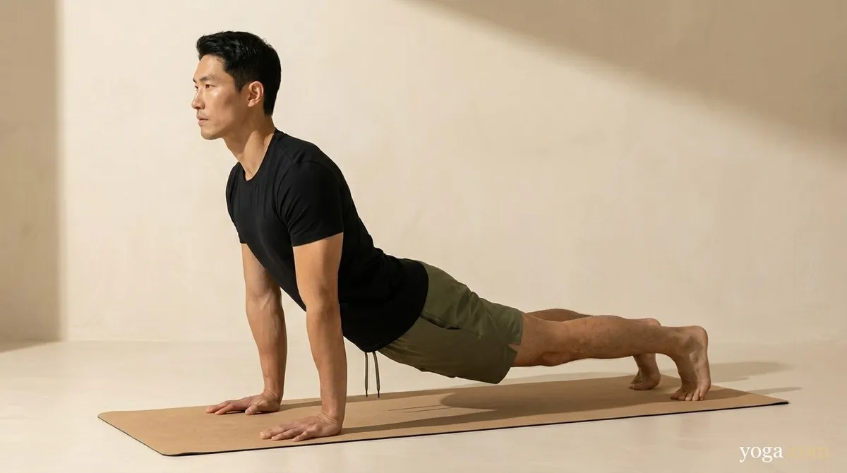 Upward-Facing Dog Pose (Ūrdhva Mukha Śvānāsana) - by Hannah Cole