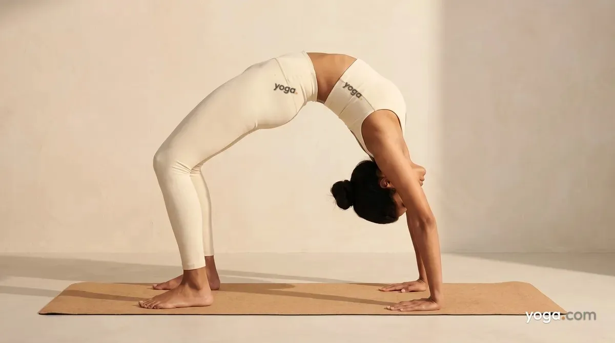 Upward Bow Pose - Easy Variation (Ūrdhva Dhanurāsana) - by Hannah Cole