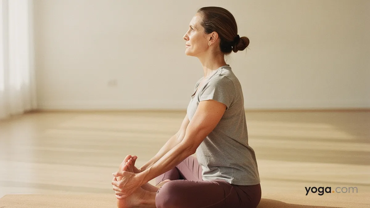 Bound Angle Pose (Baddha Koṇāsana) — pillar item