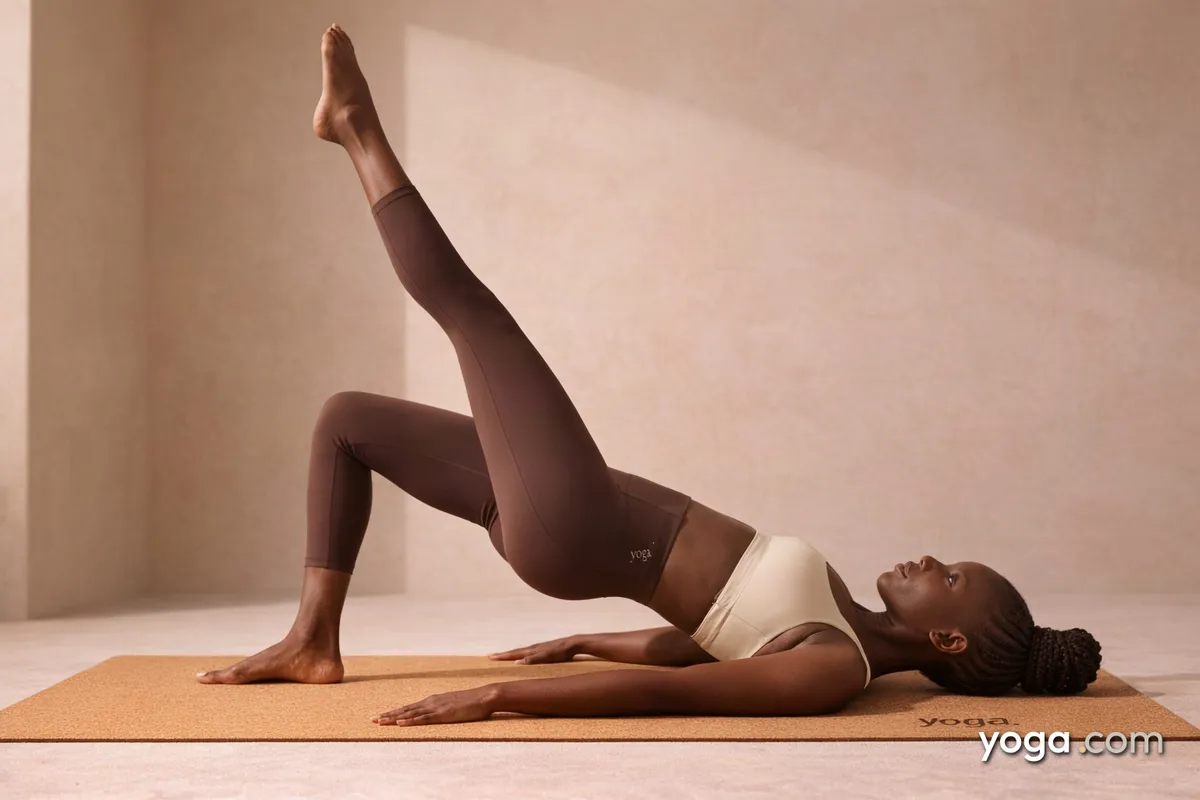 One Leg Bridge Pose (Left) (Setu Bandhāsana) - tag item
