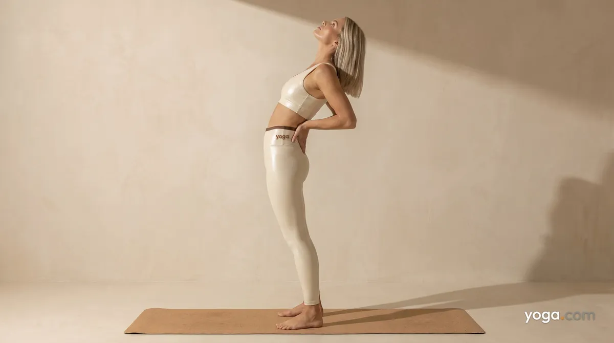 Half Wheel Pose (Ardha Cakrāsana) - by Hannah Cole