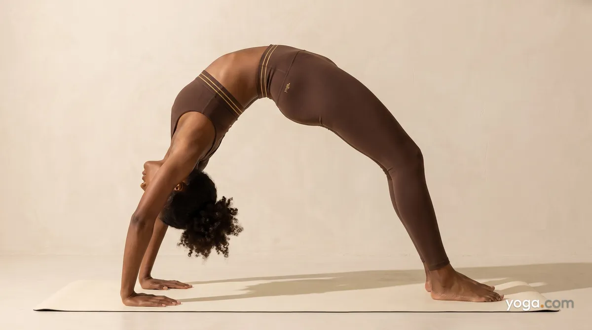 Upward Bow Pose with Straight Legs (Ūrdhva Dhanurāsana) - by Hannah Cole