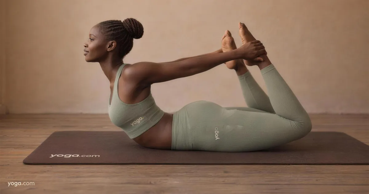 Bow Pose (Dhanurāsana) - by Hannah Cole