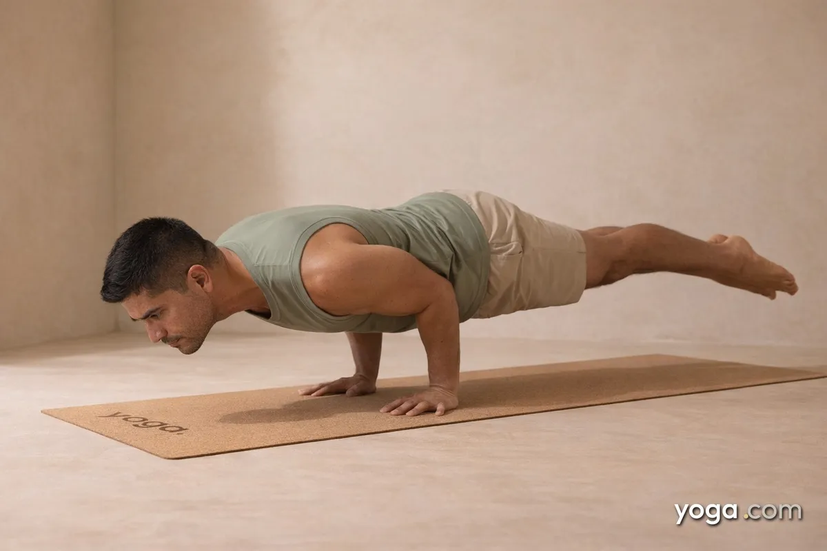 Simple Peacock Pose (Mayūrāsana) - tag item
