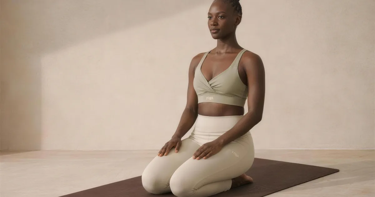 Hero Pose with Hands on Thighs (Vīrāsana)
