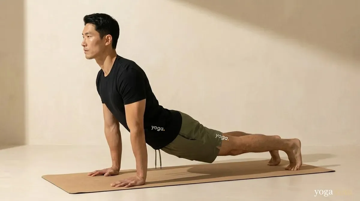Upward-Facing Dog Pose (Ūrdhva Mukha Śvānāsana) - by Hannah Cole