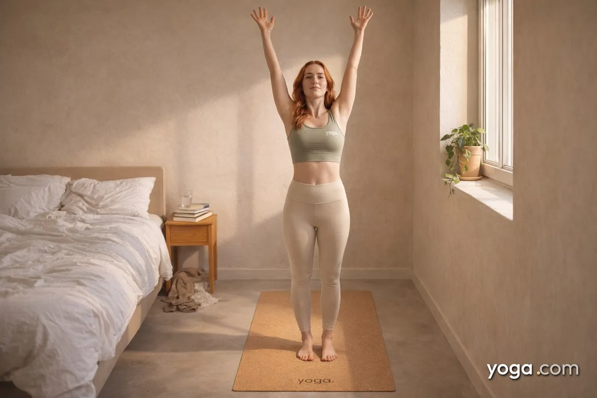 A 10-Minute Morning Yoga Sequence for Beginners (With Real Instruction) - tag item