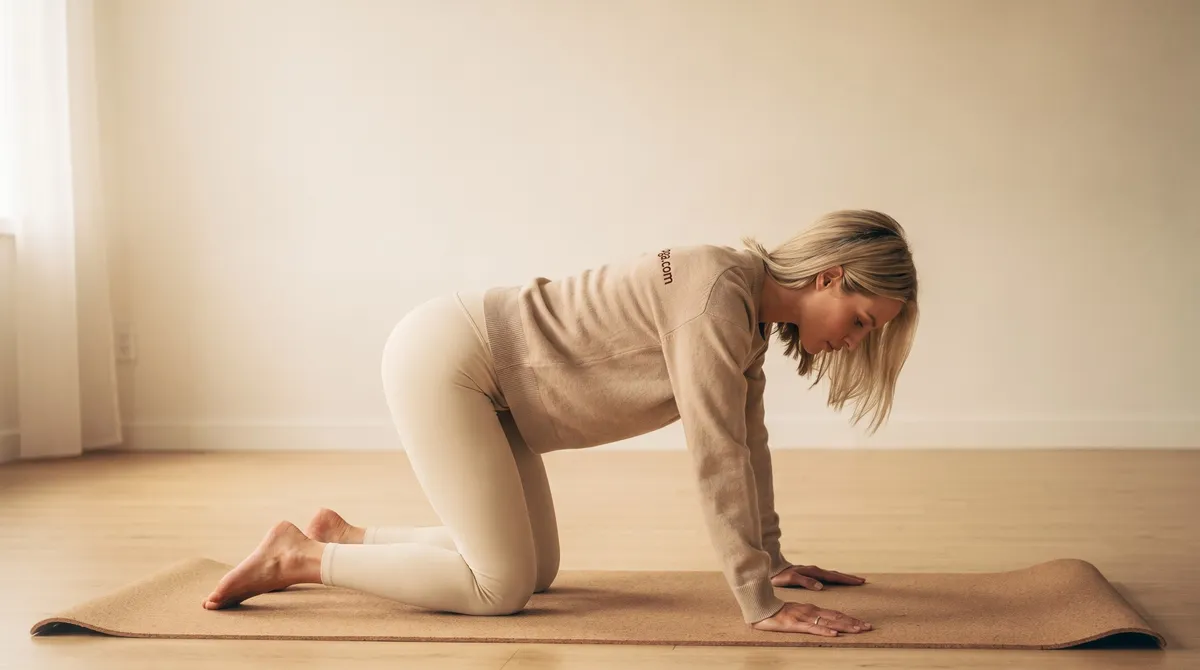 Table Pose (Catuspadāsana) - by Hannah Cole