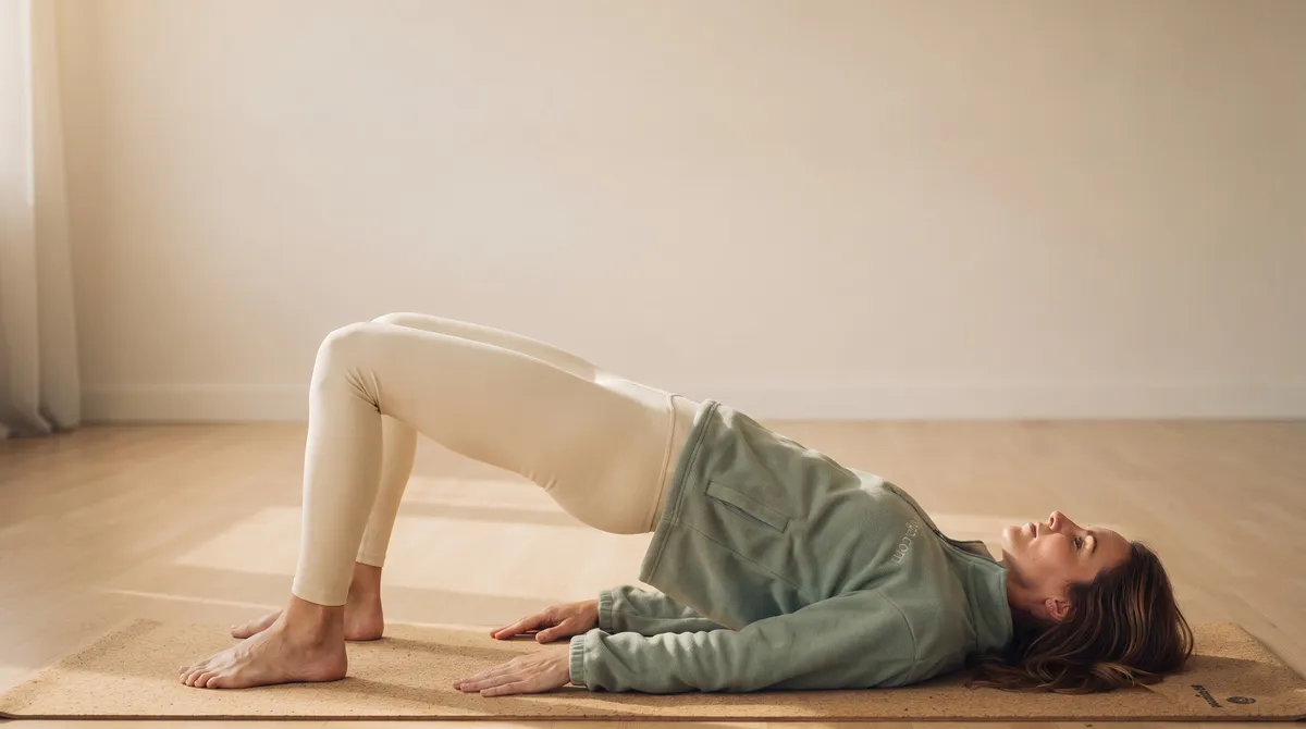 Bridge Pose (Setu Bandha Sarvāṅgāsana) - by Hannah Cole