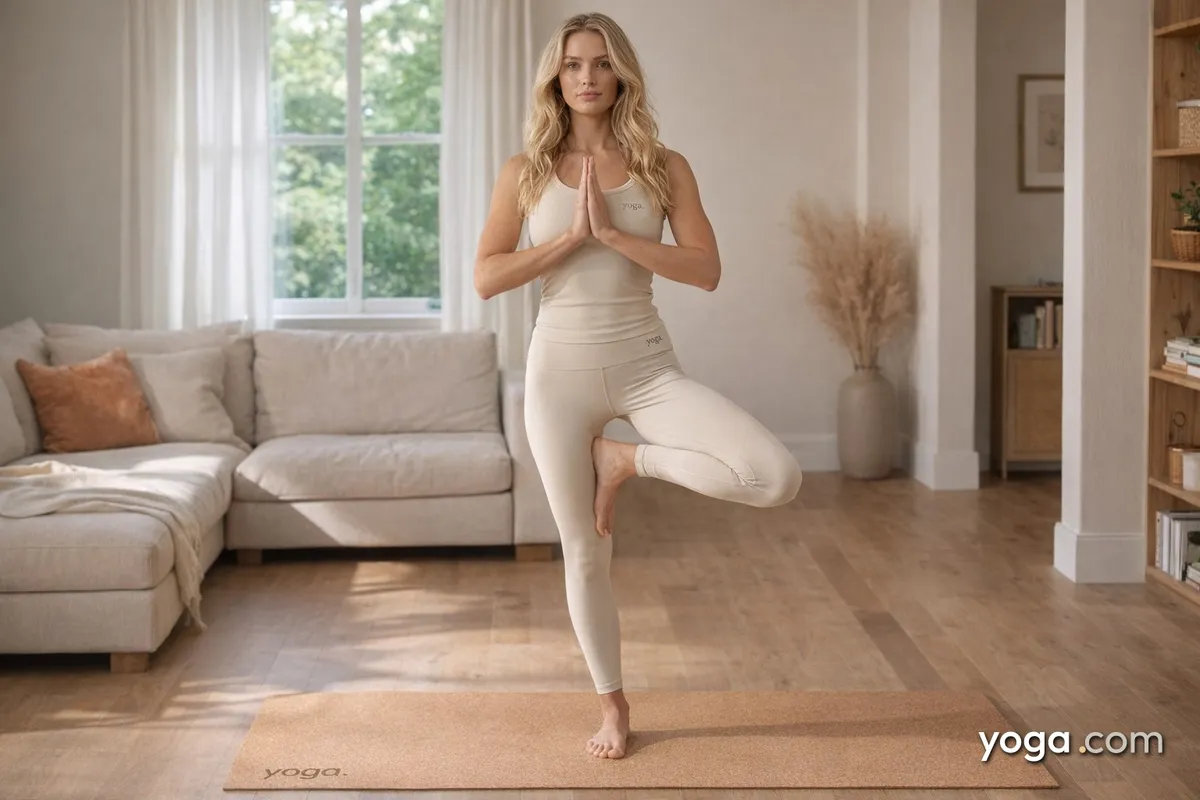 Tree Pose on Right Foot (Vṛkṣāsana)