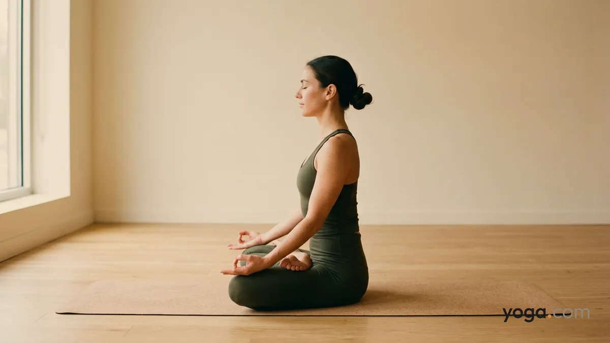 Lotus Pose — step-by-step demonstration