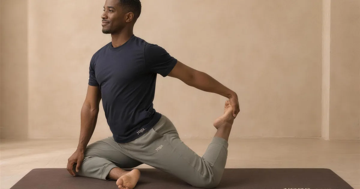 Pigeon Pose with One Hand Left Leg Grab (Eka Pāda Rājakapotāsana) - by Hannah Cole