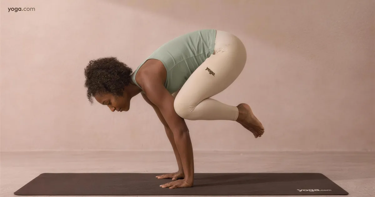 Crane Pose (Bakāsana) - by Hannah Cole